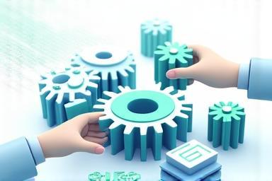 Illustration of custom software development
