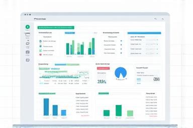 Illustrative financial accounting dashboard